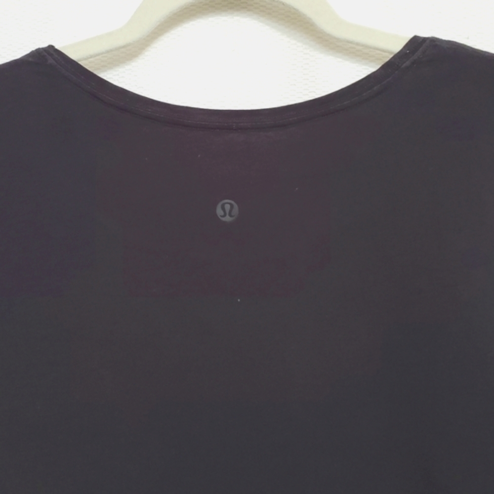Lululemon x Cyclebar Black Short Sleeve Tee Shirt Womens 10 - Picture 4 of 5